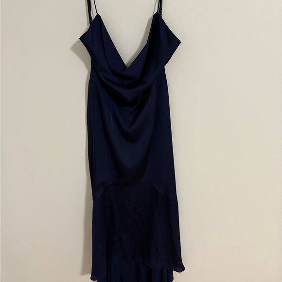 Elegant Navy Blue Dress - Picture 1 of 3